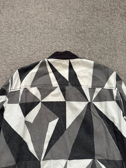 SS13 Rick Owens DRKSHDW "Island" Geo Camo Bomber Jacket