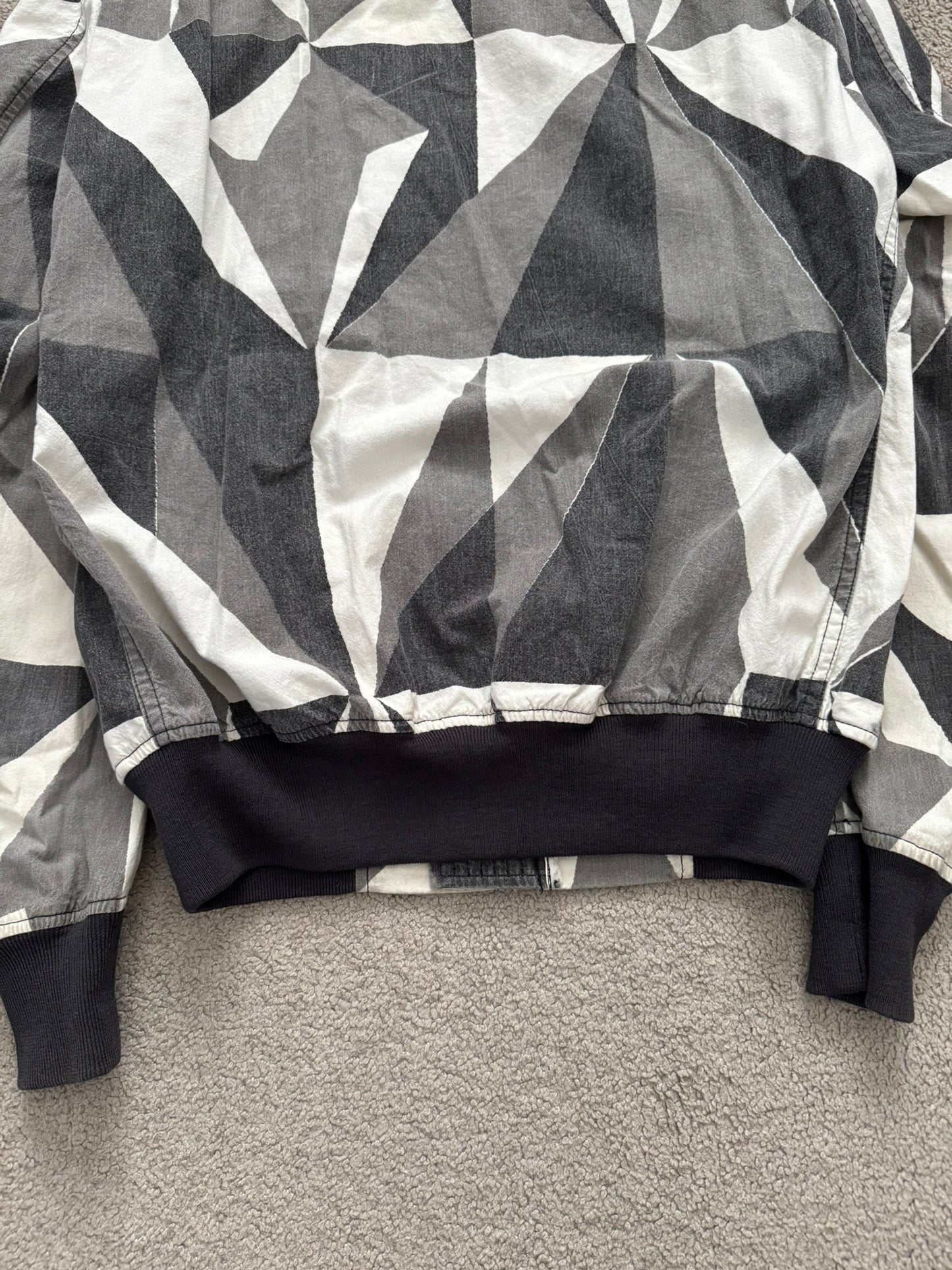 SS13 Rick Owens DRKSHDW "Island" Geo Camo Bomber Jacket