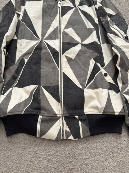 SS13 Rick Owens DRKSHDW "Island" Geo Camo Bomber Jacket