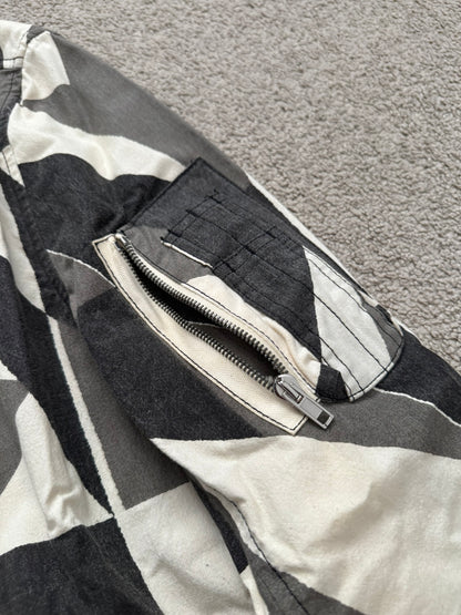 SS13 Rick Owens DRKSHDW "Island" Geo Camo Bomber Jacket