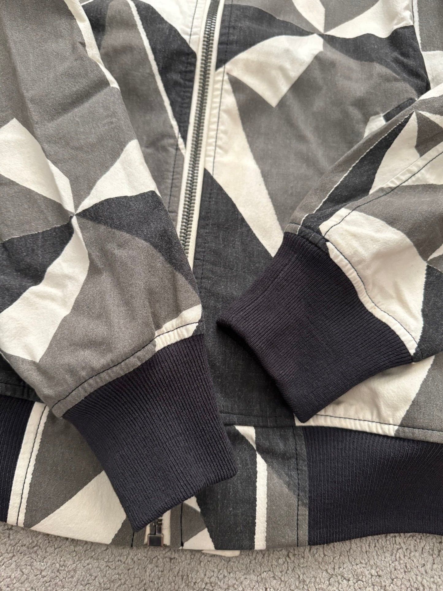 SS13 Rick Owens DRKSHDW "Island" Geo Camo Bomber Jacket