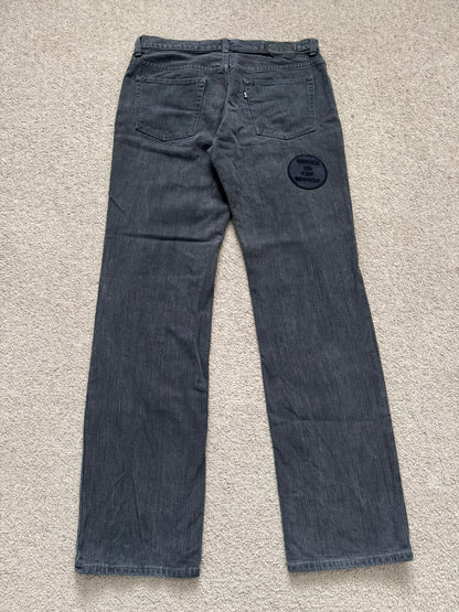AW04 Number (N)ine "Give Peace A Chance" Patch Denim Jeans