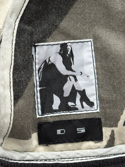 SS13 Rick Owens DRKSHDW "Island" Geo Camo Bomber Jacket