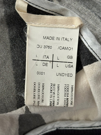 SS13 Rick Owens DRKSHDW "Island" Geo Camo Bomber Jacket