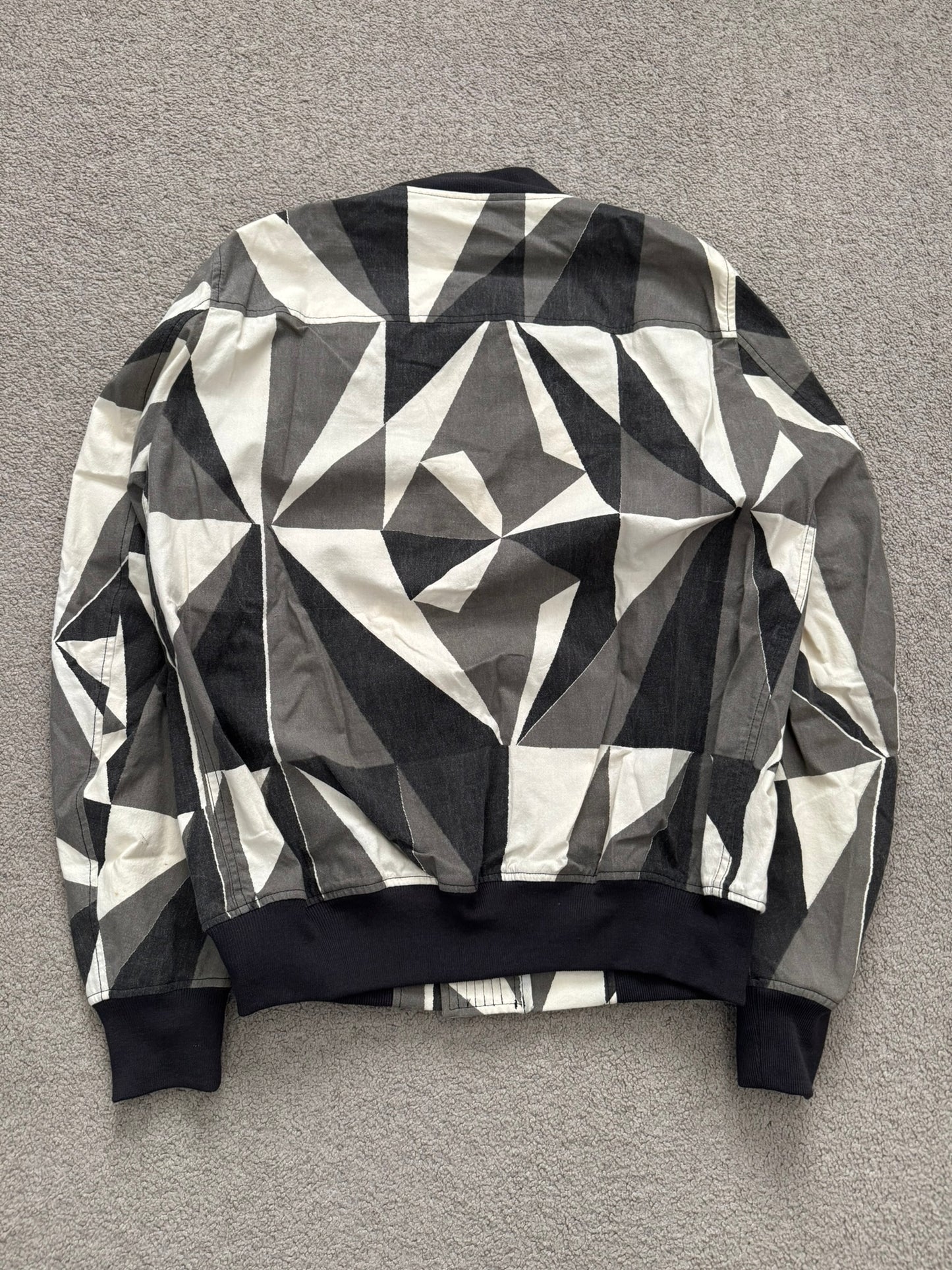 SS13 Rick Owens DRKSHDW "Island" Geo Camo Bomber Jacket