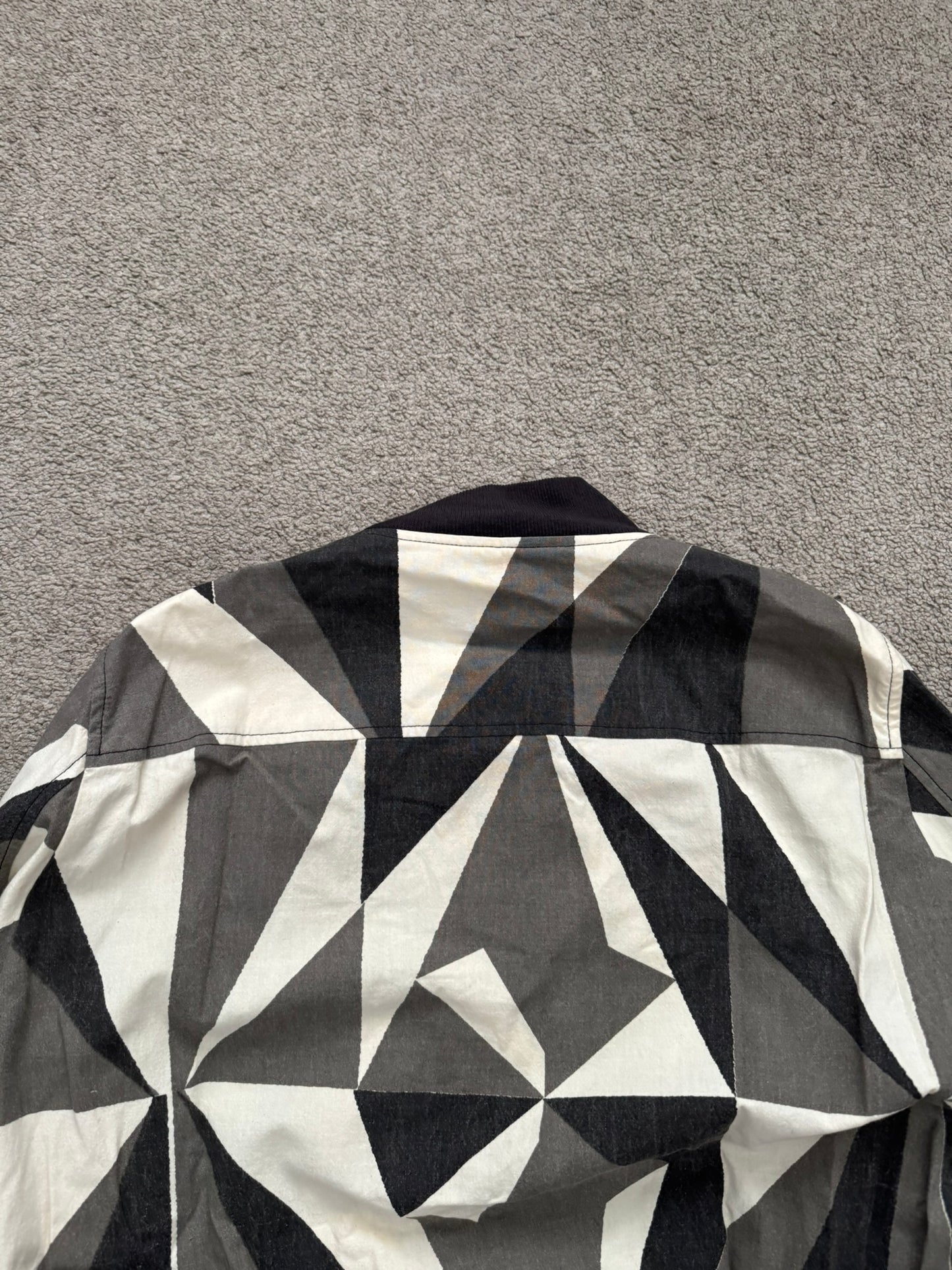 SS13 Rick Owens DRKSHDW "Island" Geo Camo Bomber Jacket