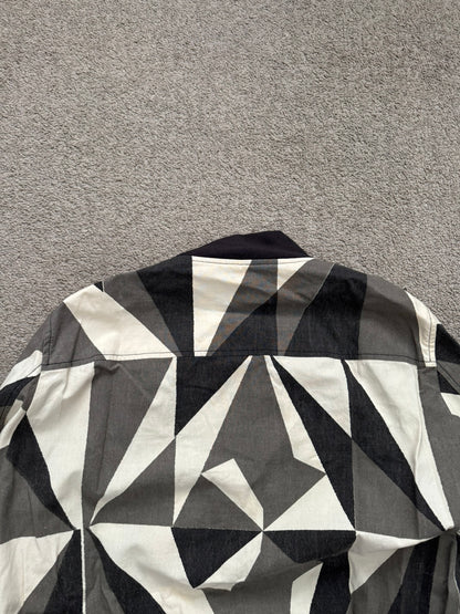 SS13 Rick Owens DRKSHDW "Island" Geo Camo Bomber Jacket