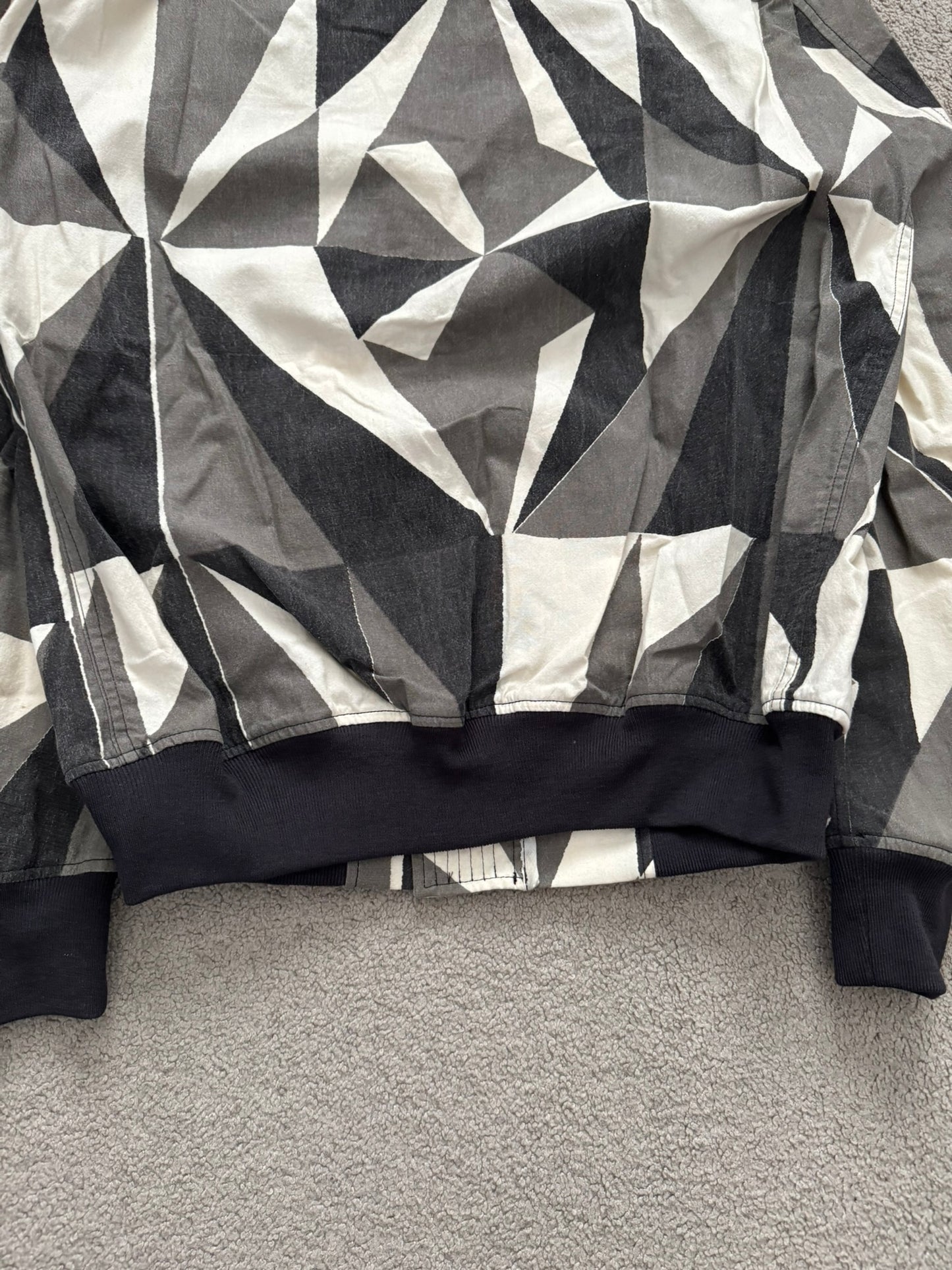 SS13 Rick Owens DRKSHDW "Island" Geo Camo Bomber Jacket