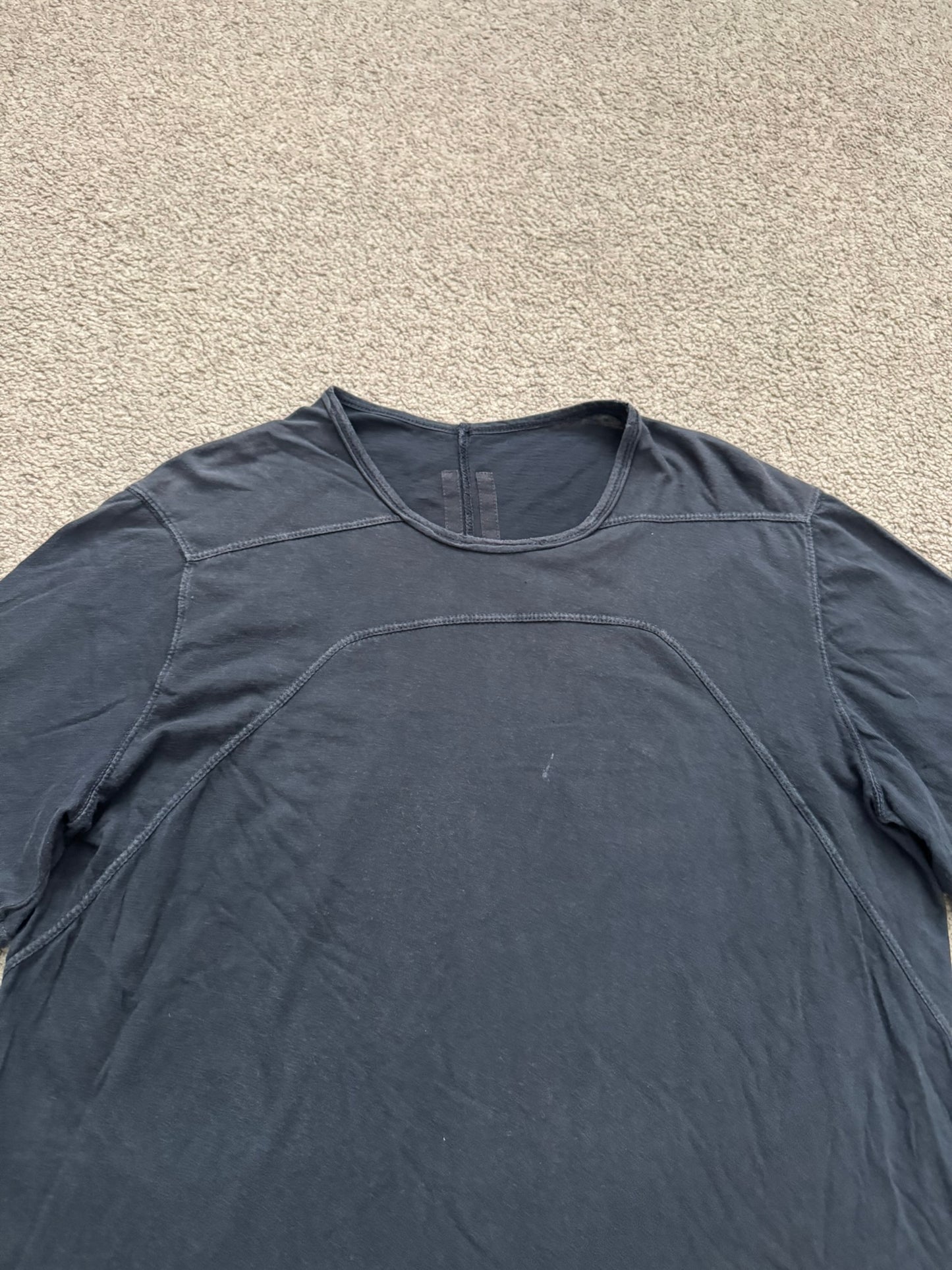SS16 Rick Owens DRKSHDW "Cyclops" Paneled Level T Shirt