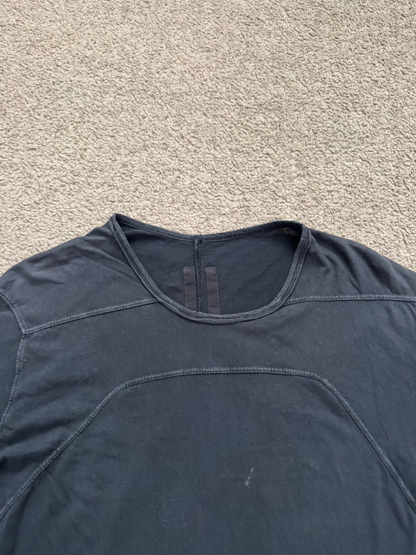 SS16 Rick Owens DRKSHDW "Cyclops" Paneled Level T Shirt