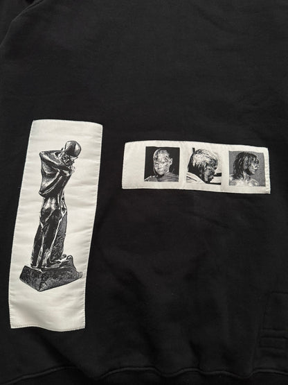 SS16 Rick Owens DRKSHDW "Cyclops" Portrait Patch Sweatshirt
