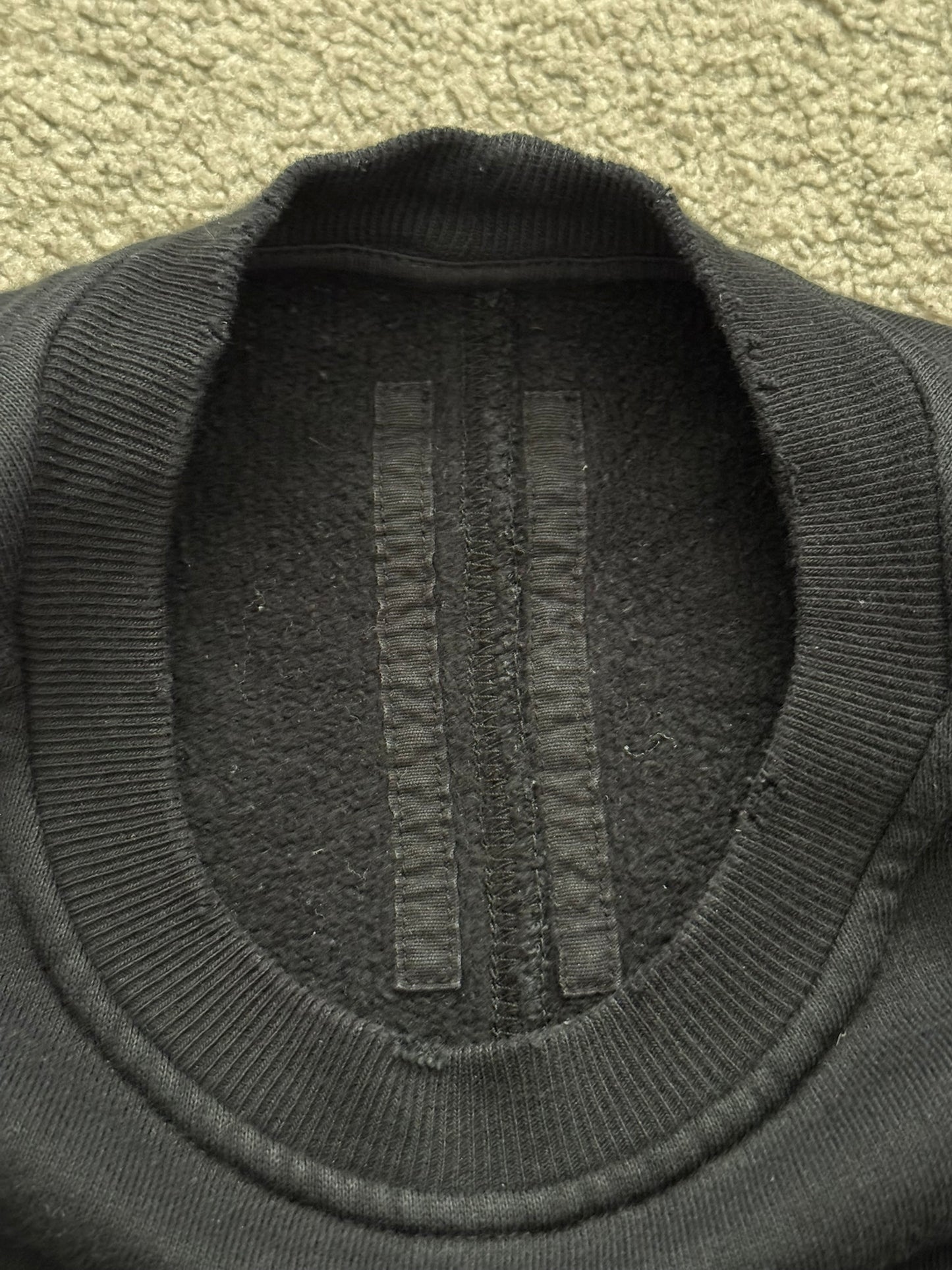 SS16 Rick Owens DRKSHDW "Cyclops" Portrait Patch Sweatshirt