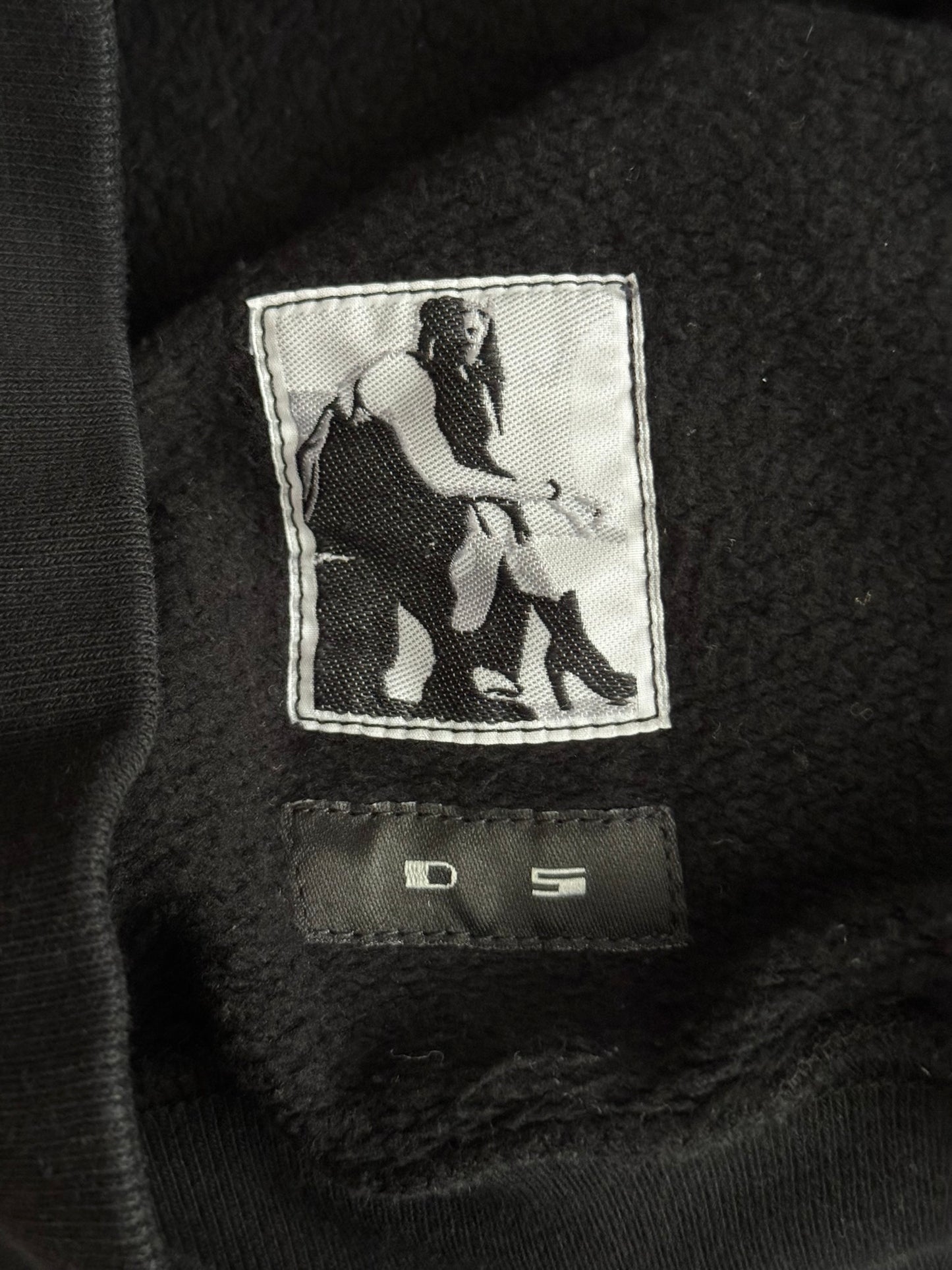 SS16 Rick Owens DRKSHDW "Cyclops" Portrait Patch Sweatshirt