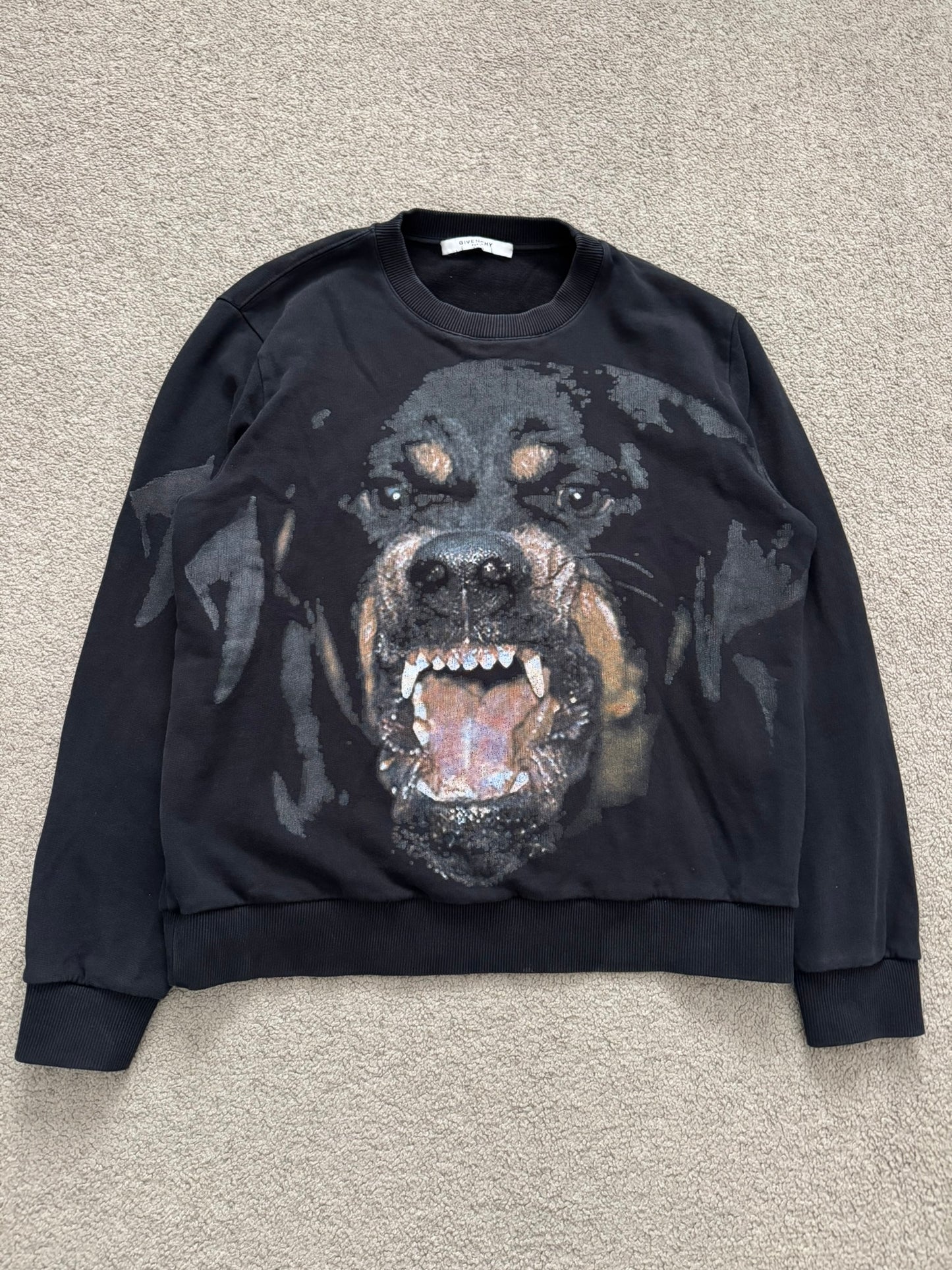 SS18 Givenchy by Riccardo Tisci Rottweiler Crewneck Sweatshirt