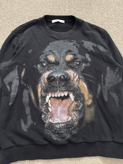 SS18 Givenchy by Riccardo Tisci Rottweiler Crewneck Sweatshirt