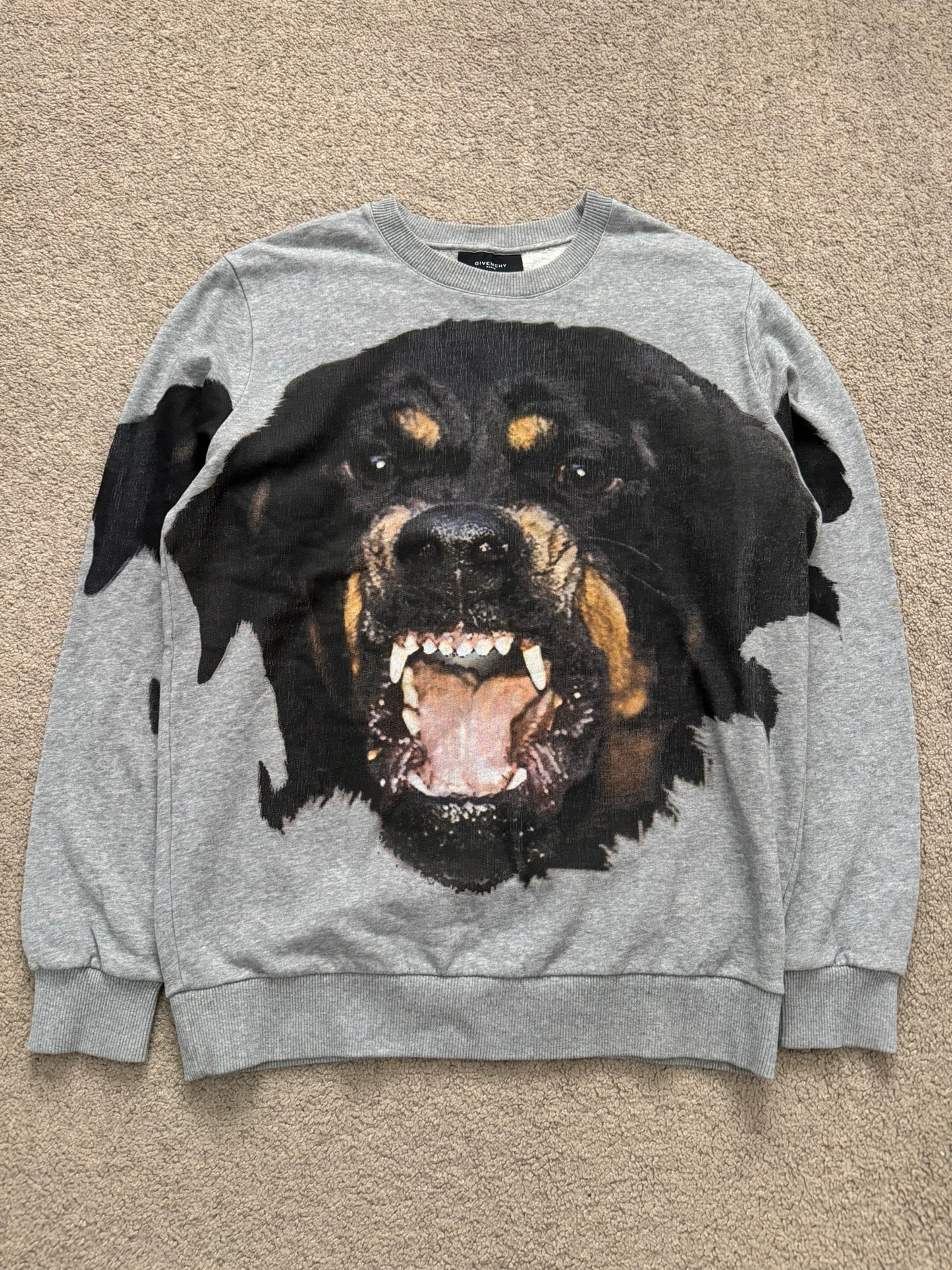 FW14 Givenchy by Riccardo Tisci Rottweiler Crewneck Sweatshirt