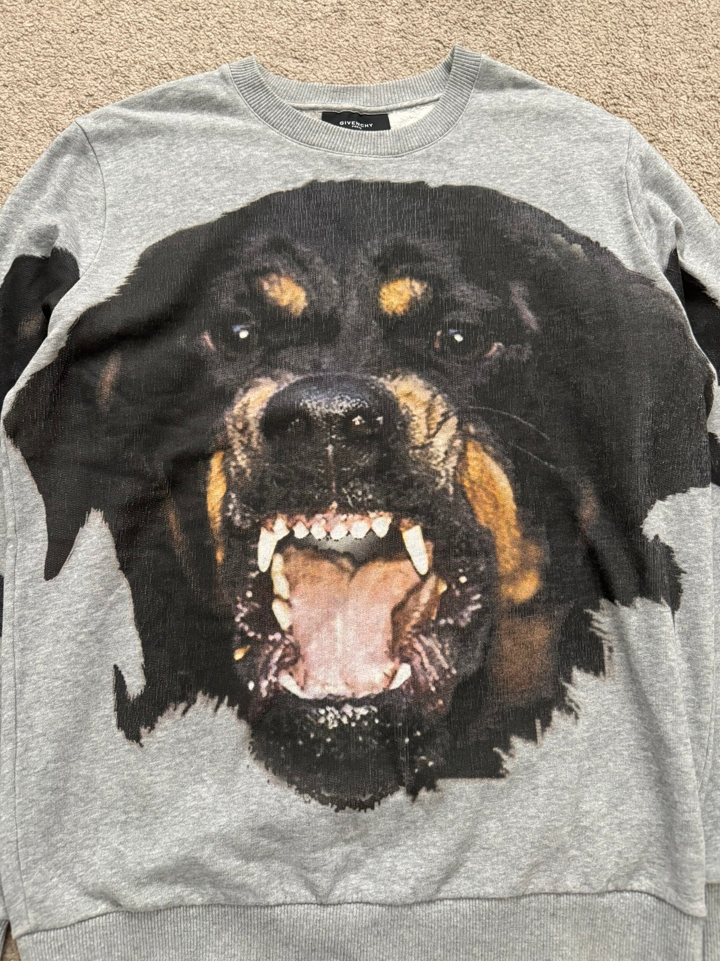 FW14 Givenchy by Riccardo Tisci Rottweiler Crewneck Sweatshirt