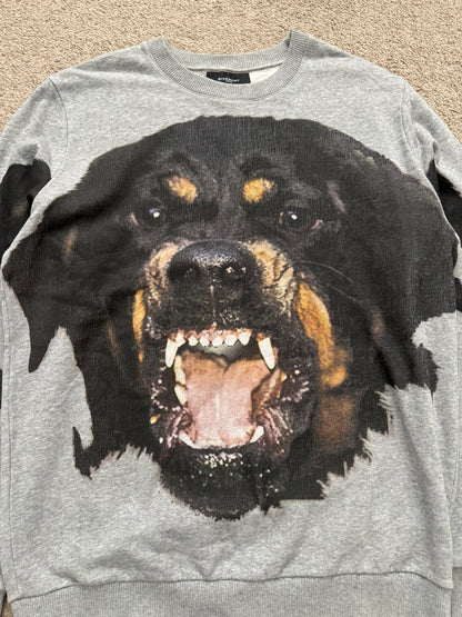 FW14 Givenchy by Riccardo Tisci Rottweiler Crewneck Sweatshirt