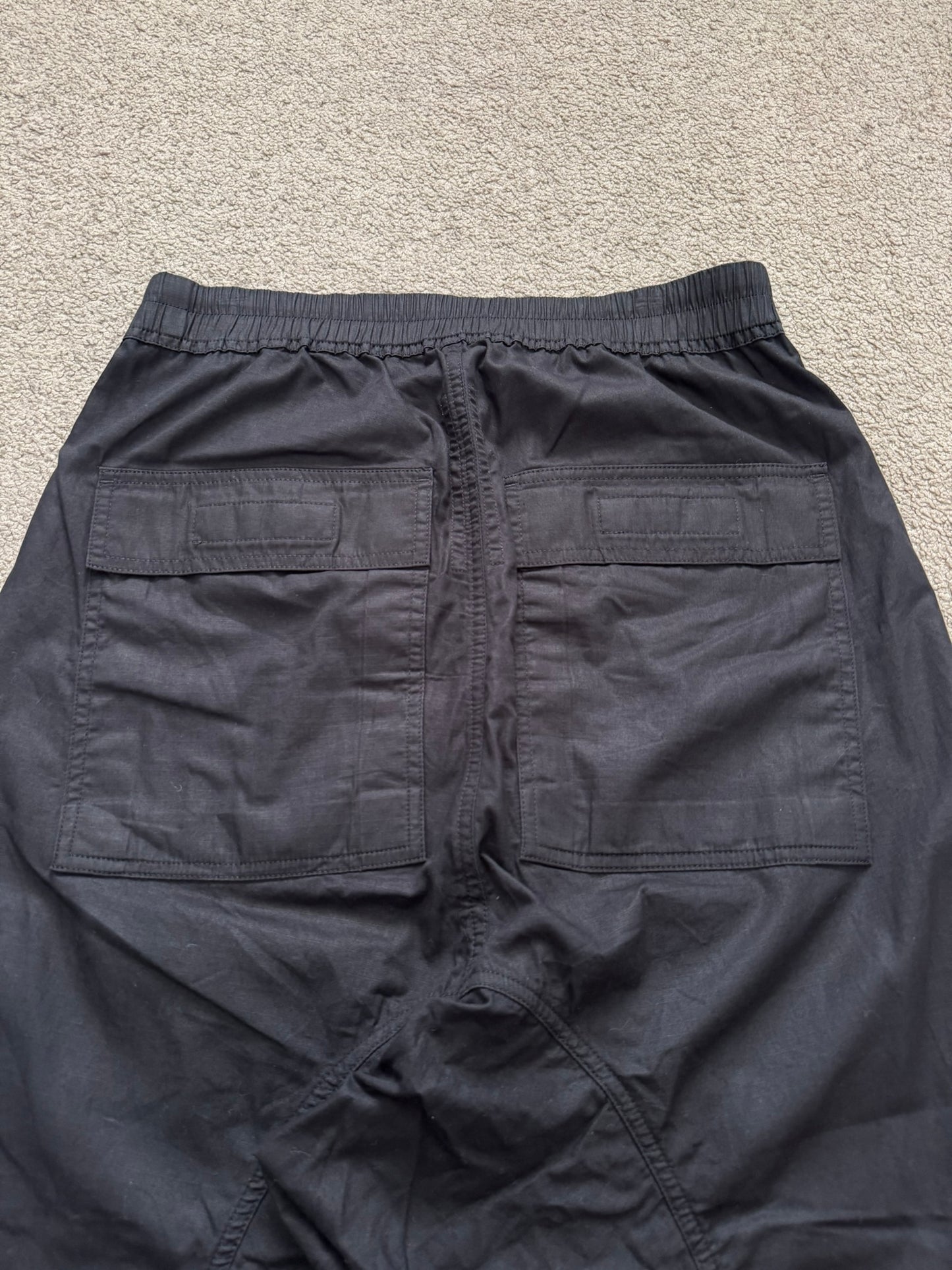 SS20 Rick Owens DRKSHDW Zip Cargo Pocket Pods Shorts