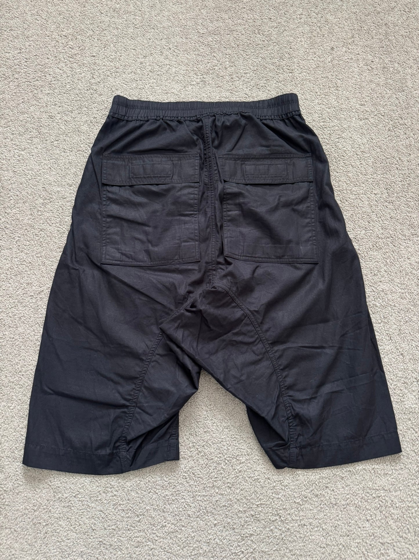 SS20 Rick Owens DRKSHDW Zip Cargo Pocket Pods Shorts