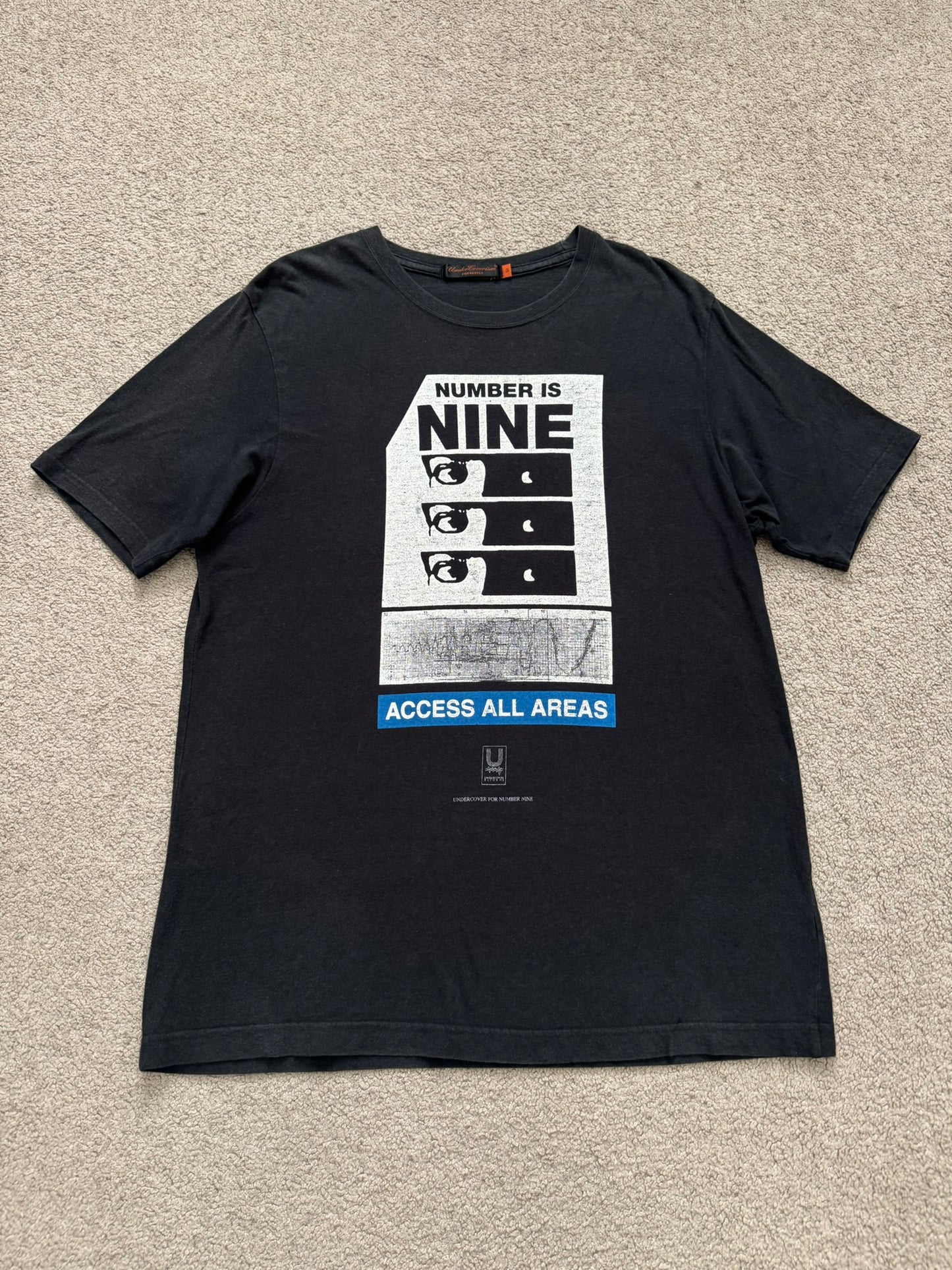 SS06 Undercover x Number (N)ine “Number Is Nine” Graphic Anniversary T Shirt