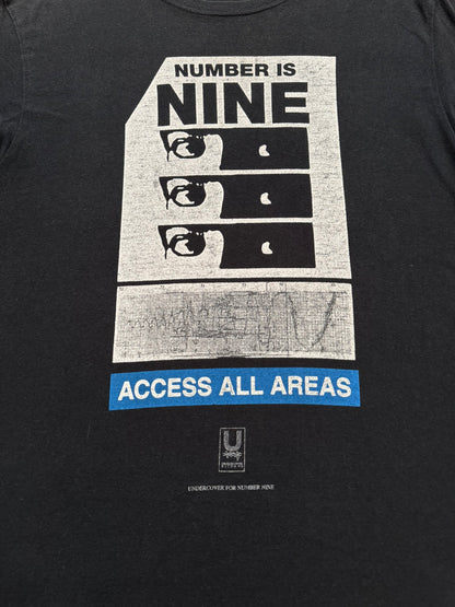 SS06 Undercover x Number (N)ine “Number Is Nine” Graphic Anniversary T Shirt