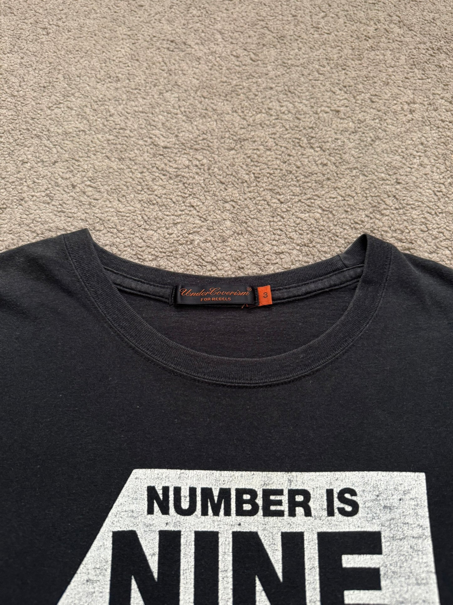 SS06 Undercover x Number (N)ine “Number Is Nine” Graphic Anniversary T Shirt