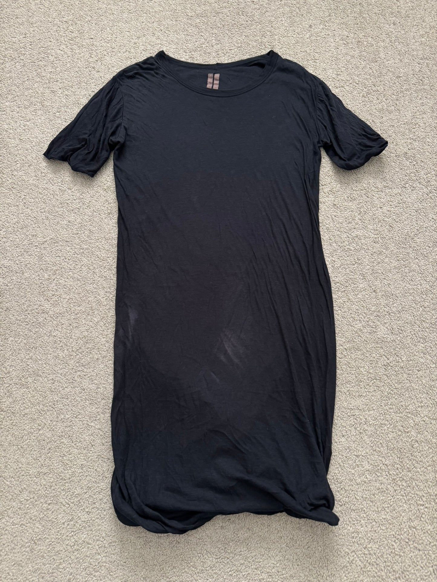 SS12 Rick Owens Mainline Doubled Layered Unstable Cotton T Shirt
