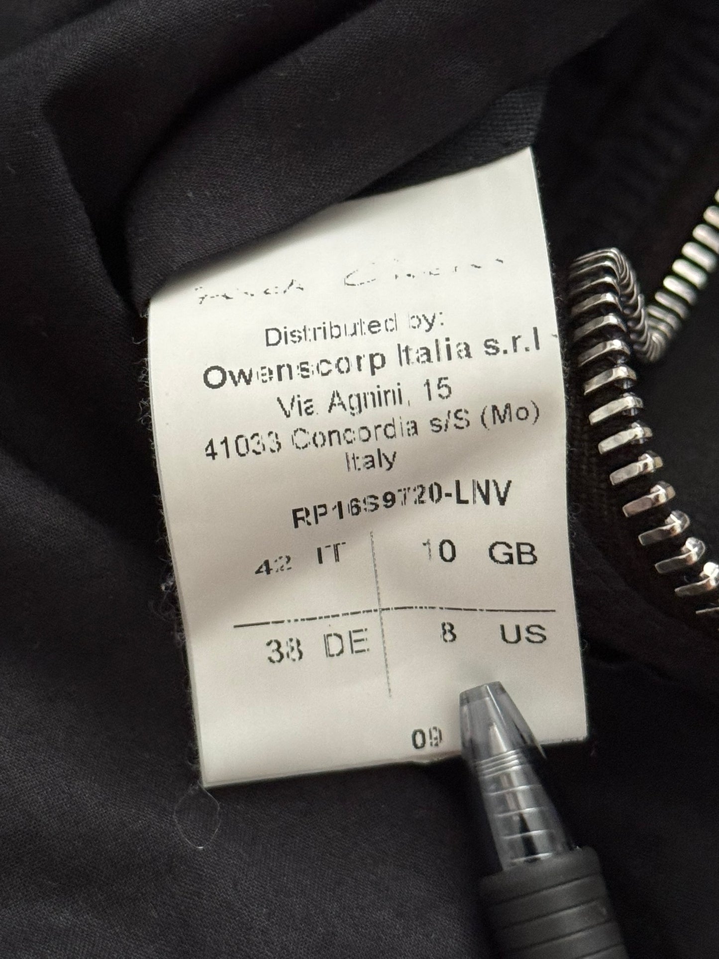 SS16 Rick Owens Mainline "Cyclops" Lamb Leather Cropped Bomber Jacket