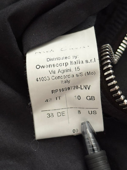 SS16 Rick Owens Mainline "Cyclops" Lamb Leather Cropped Bomber Jacket