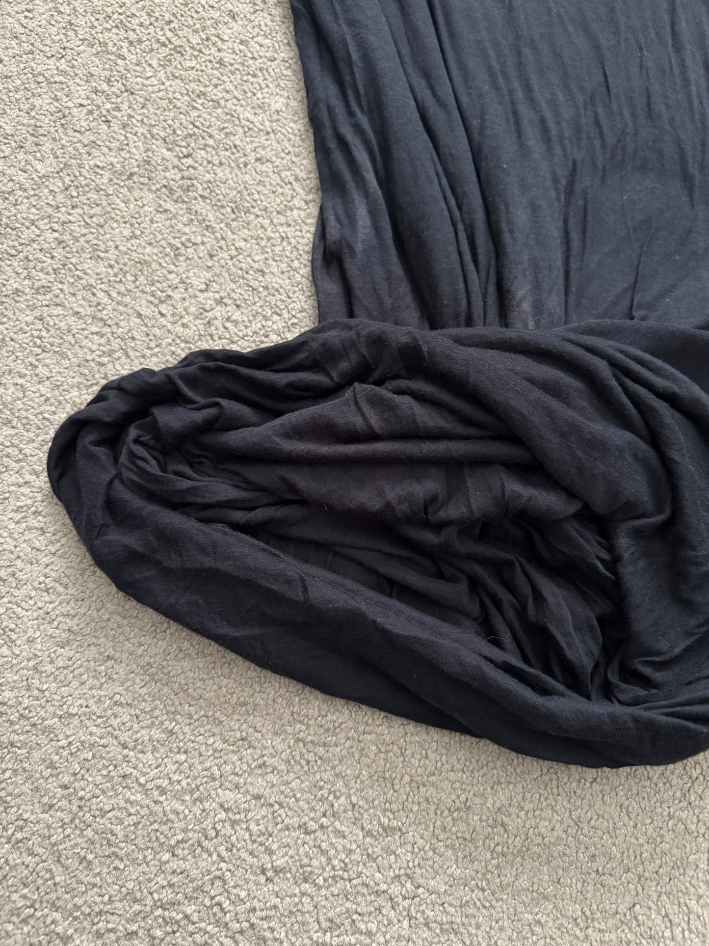 SS12 Rick Owens Mainline Doubled Layered Unstable Cotton T Shirt