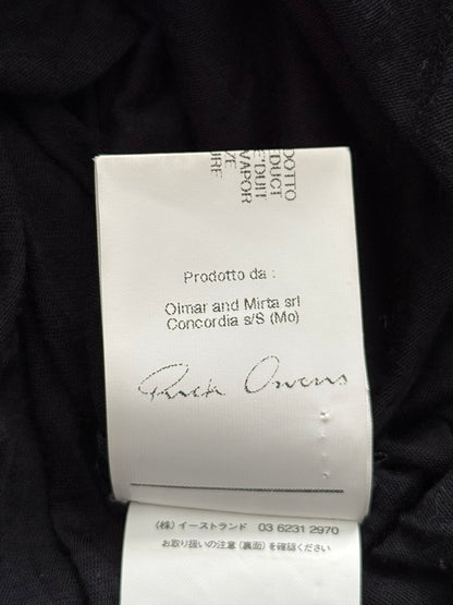 SS12 Rick Owens Mainline Doubled Layered Unstable Cotton T Shirt