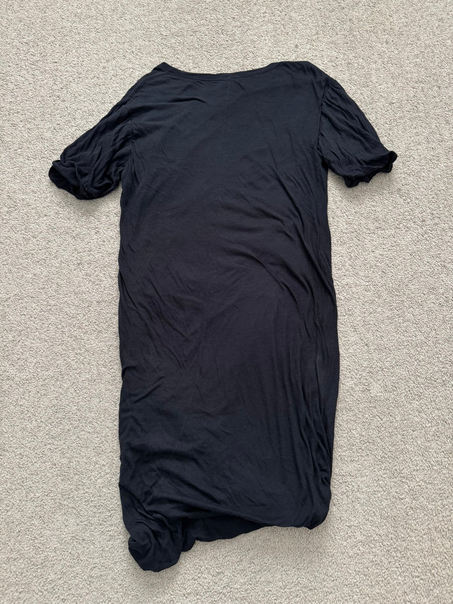 SS12 Rick Owens Mainline Doubled Layered Unstable Cotton T Shirt