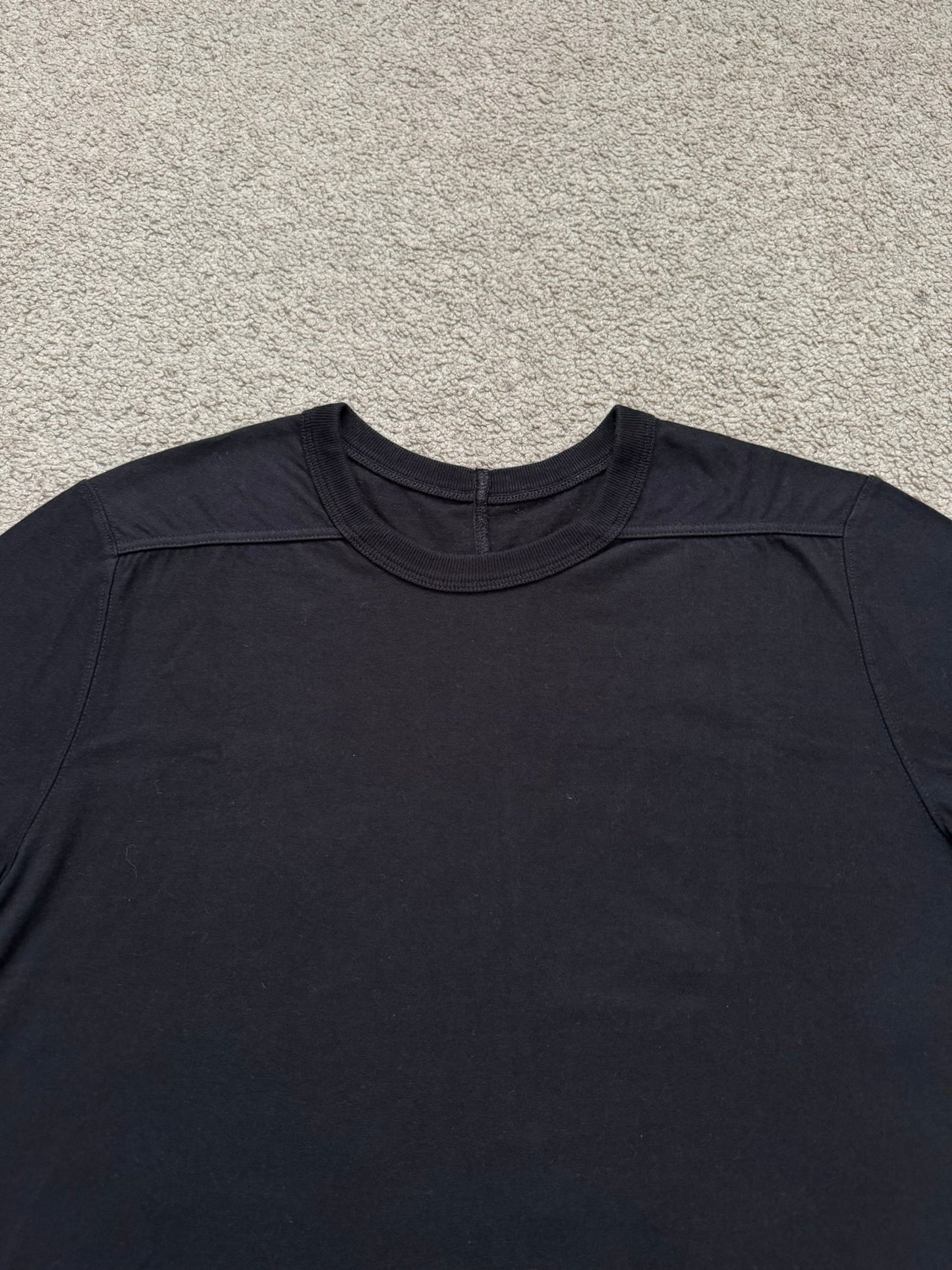 SS21 Rick Owens Mainline "Phlegethon" Black Level T Shirt