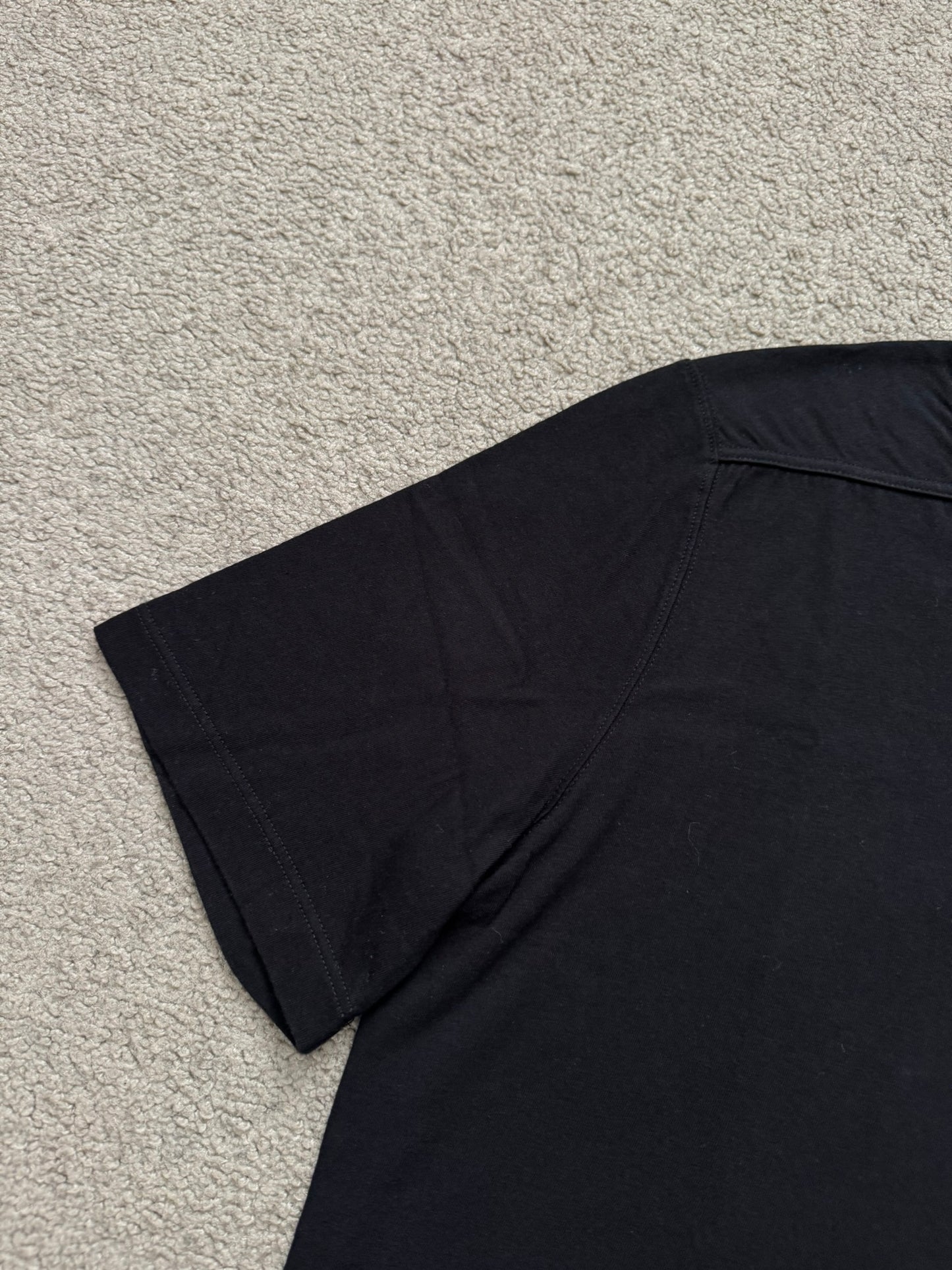 SS21 Rick Owens Mainline "Phlegethon" Black Level T Shirt