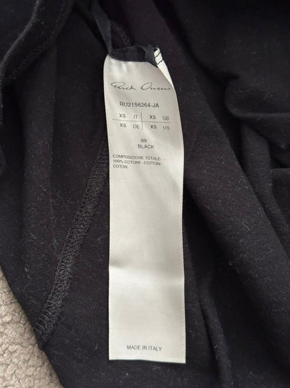 SS21 Rick Owens Mainline "Phlegethon" Black Level T Shirt