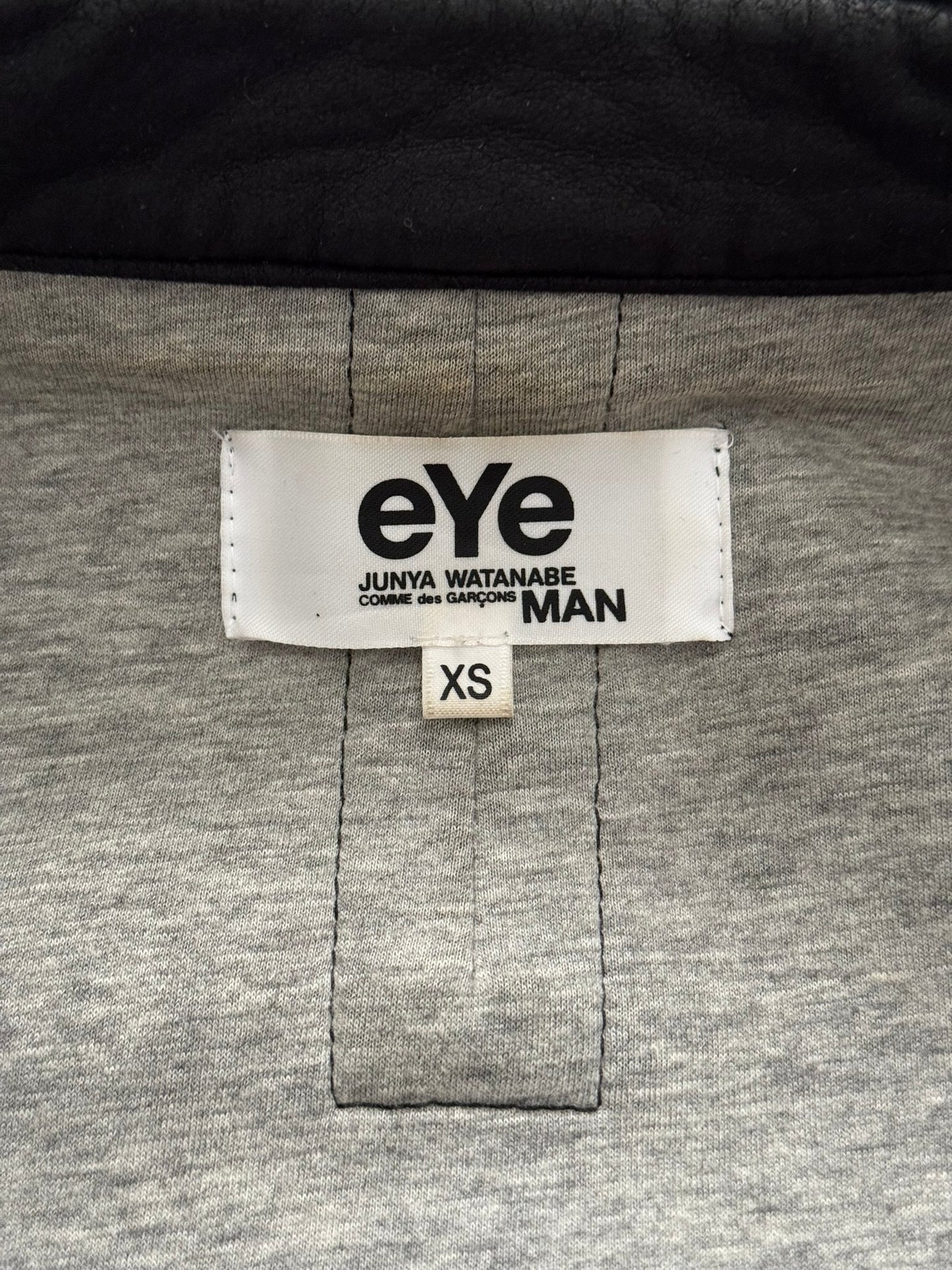FW16 Junya Watanabe MAN eYe Perforated Hybrid Biker Jacket
