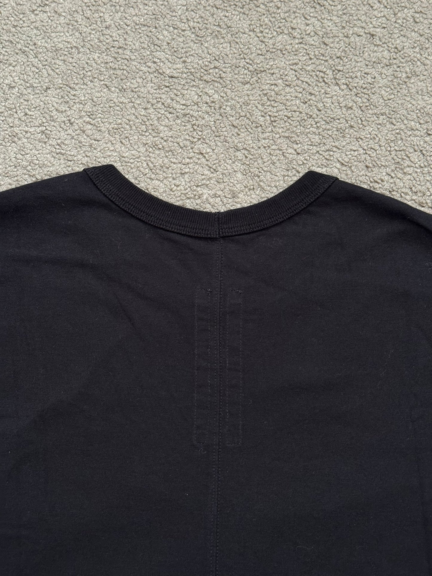 SS21 Rick Owens Mainline "Phlegethon" Black Level T Shirt
