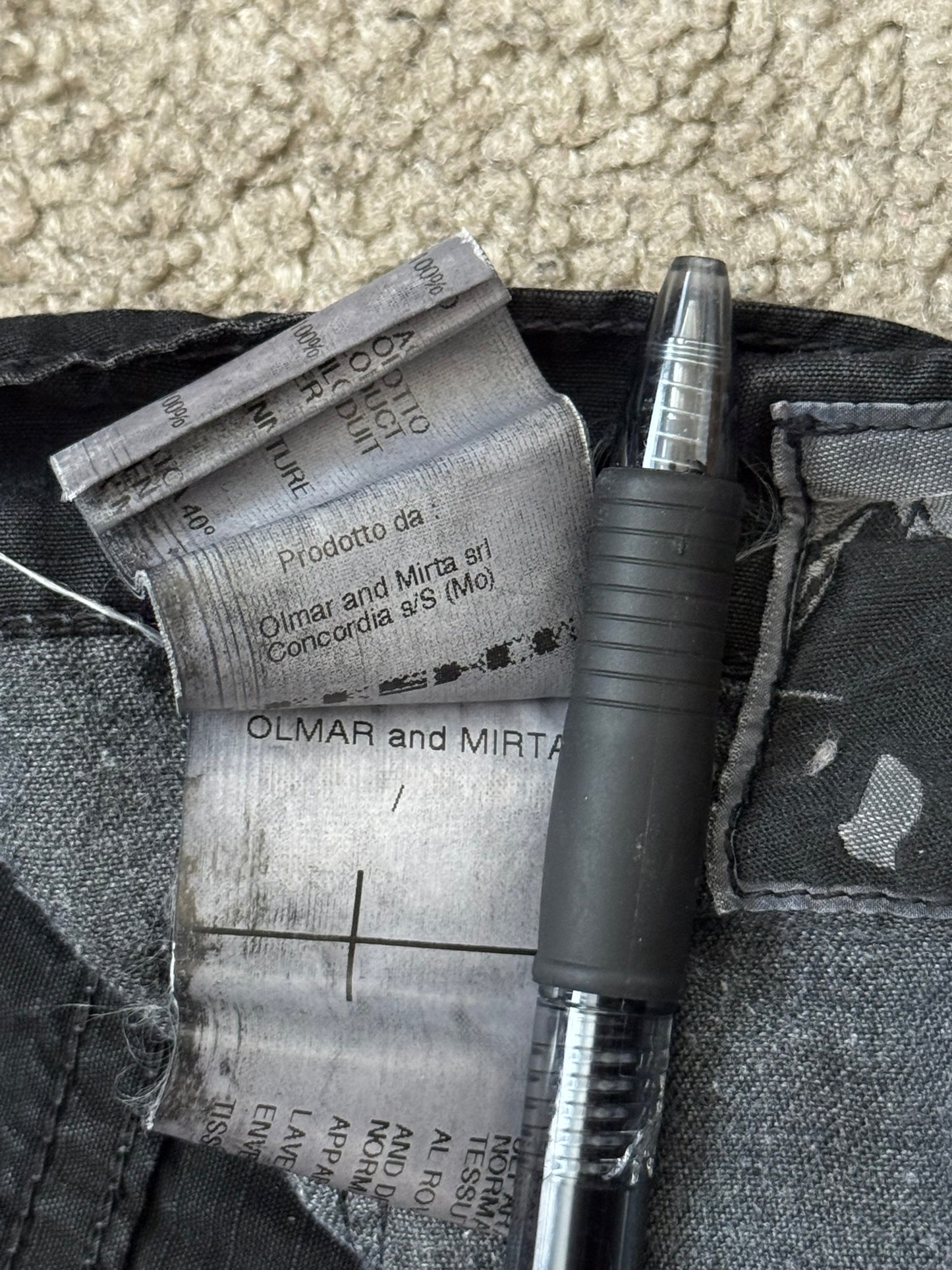 2010s Rick Owens DRKSHDW Black Waxed Ripstop Detroit Cut Pants