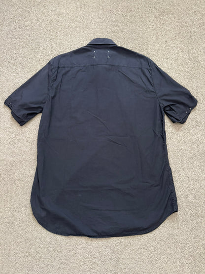 SS16 Maison Margiela Studded Button Up Short Sleeve Shirt