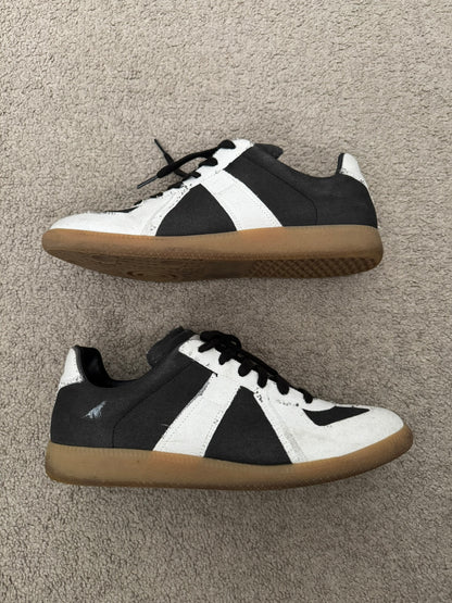 SS20 Maison Margiela Printed Denim Replica GAT Low Top Sneakers