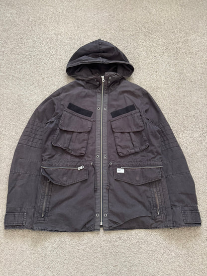 SS11 Undercover "Underman" Military Cargo Zipper Jacket