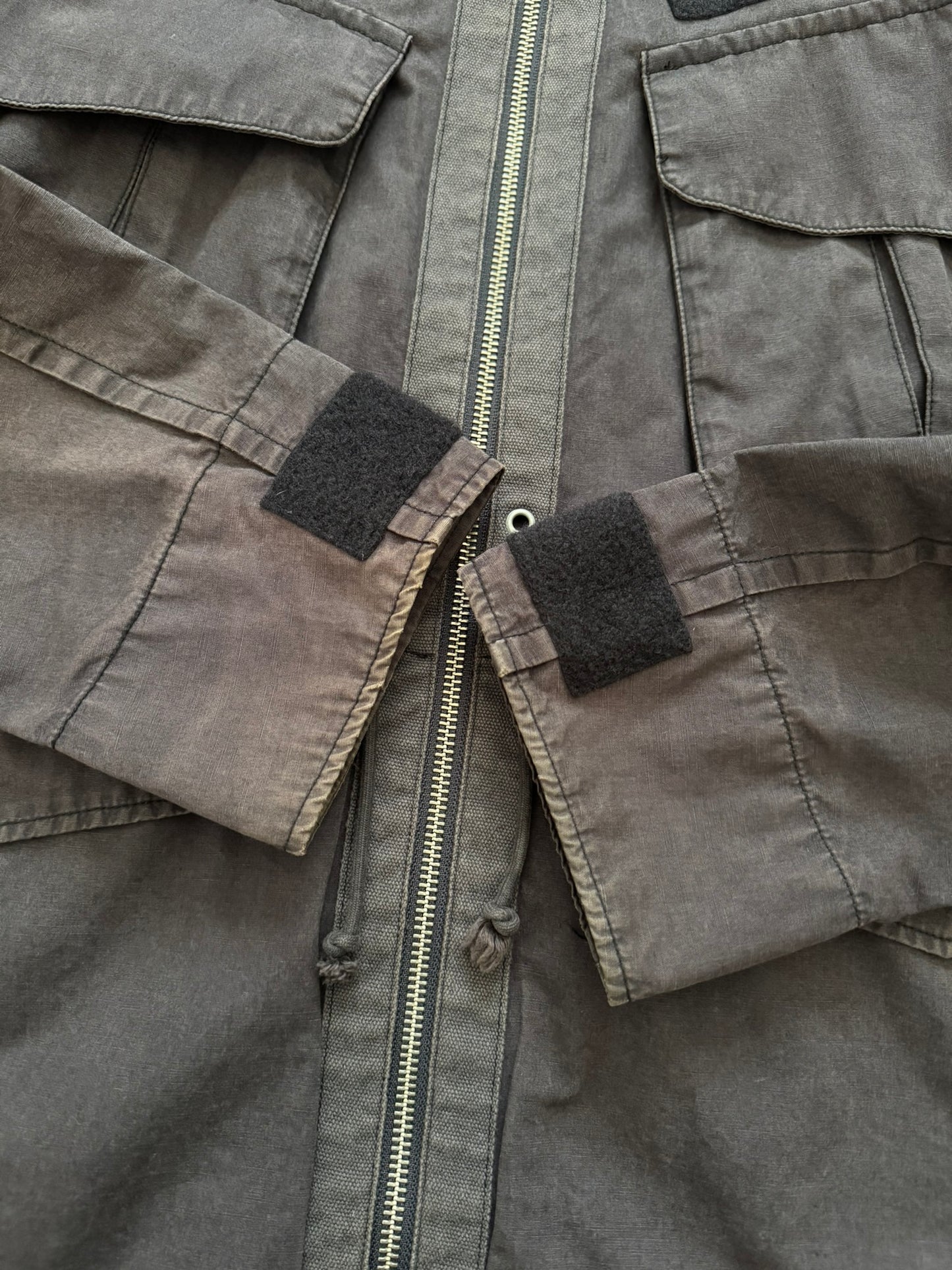 SS11 Undercover "Underman" Military Cargo Zipper Jacket