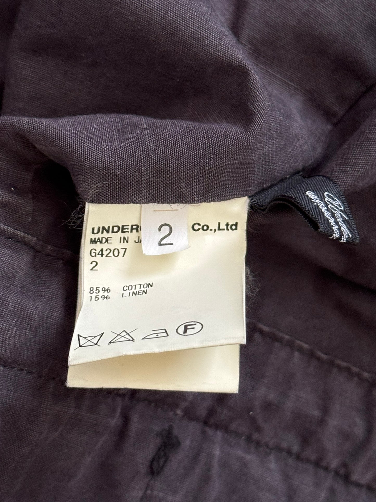 SS11 Undercover "Underman" Military Cargo Zipper Jacket