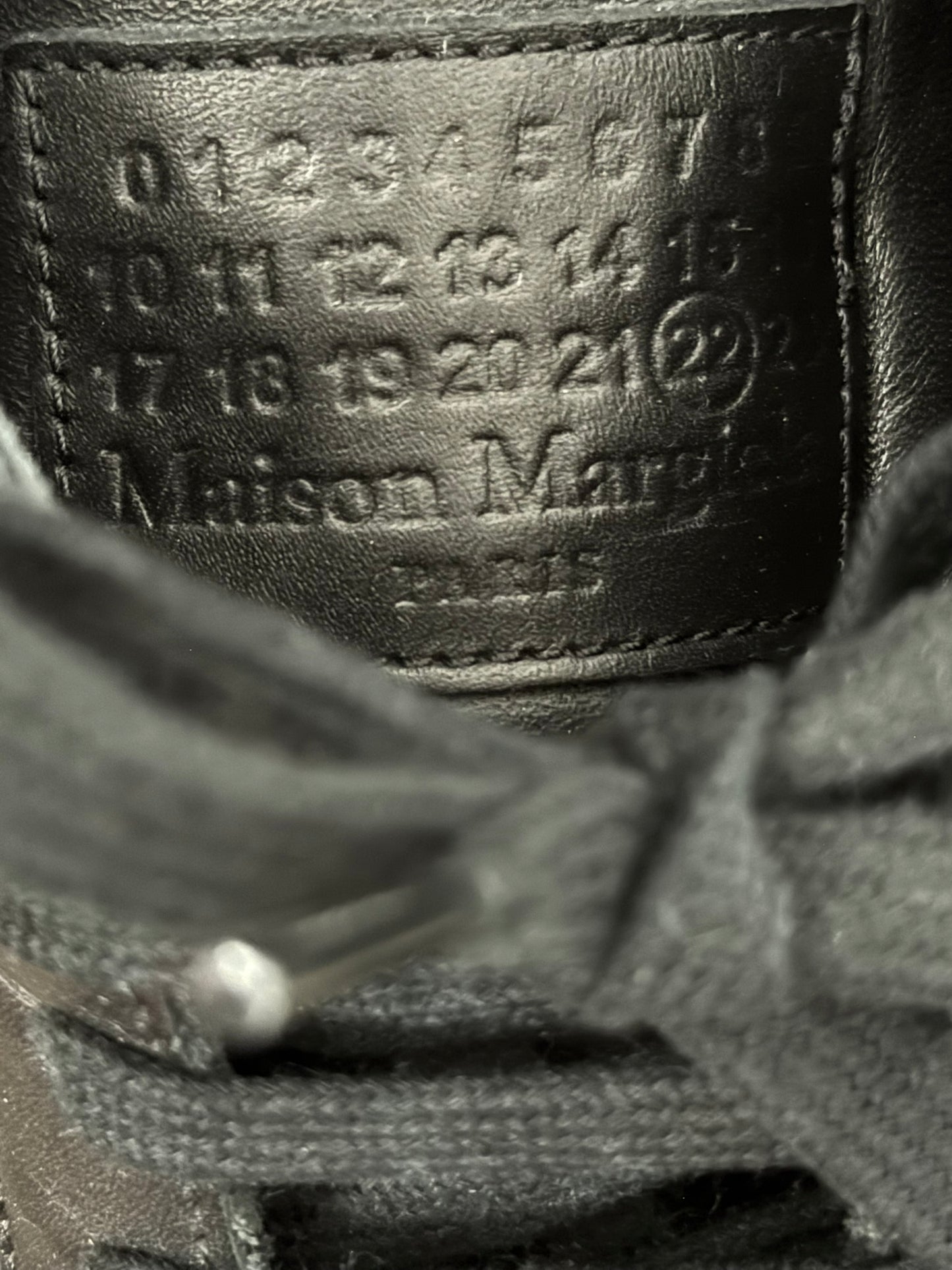 FW17 Maison Margiela Sub Low/Air Force Low Leather Sneakers