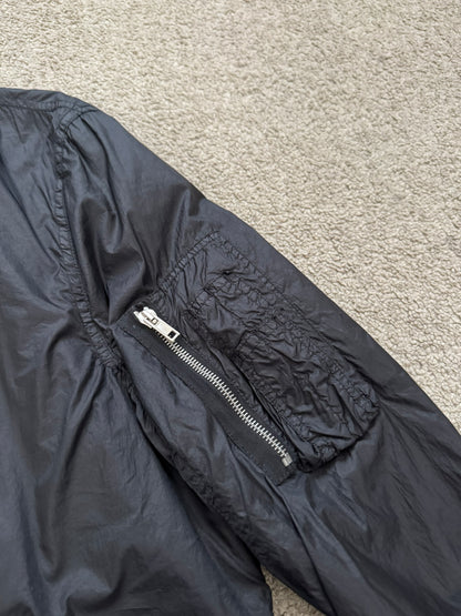 FW15 Rick Owens DRKSHDW Black Nylon Bomber Jacket