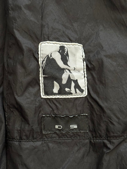 FW15 Rick Owens DRKSHDW Black Nylon Bomber Jacket