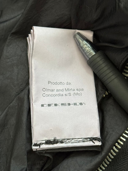 FW15 Rick Owens DRKSHDW Black Nylon Bomber Jacket