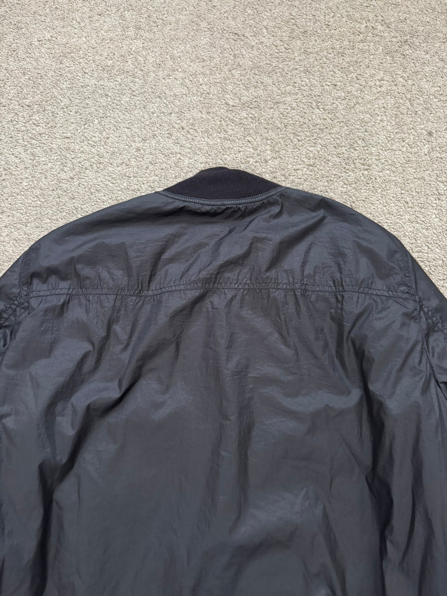 FW15 Rick Owens DRKSHDW Black Nylon Bomber Jacket
