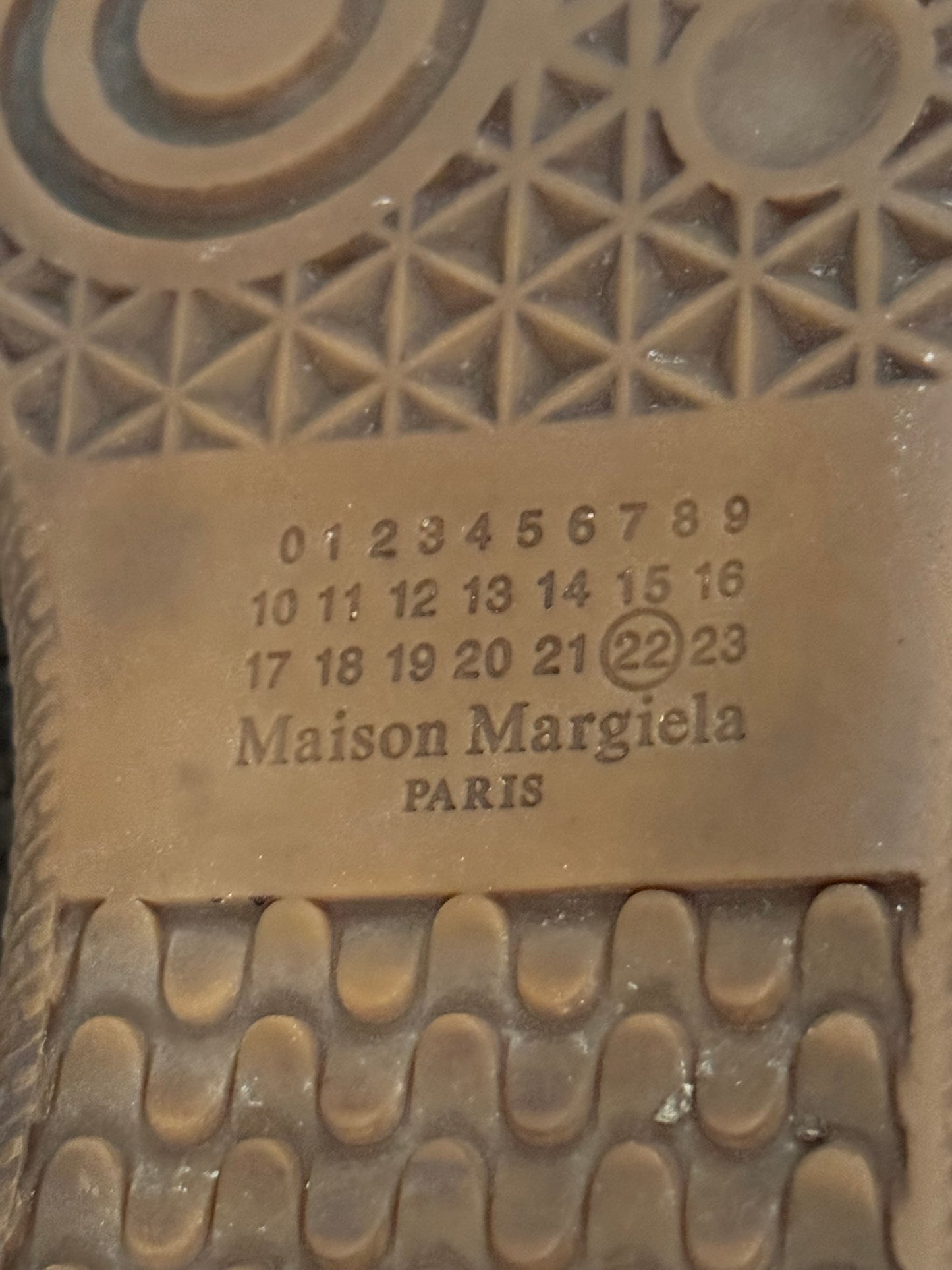 SS20 Maison Margiela Paint Splatter GAT Low Top Sneakers